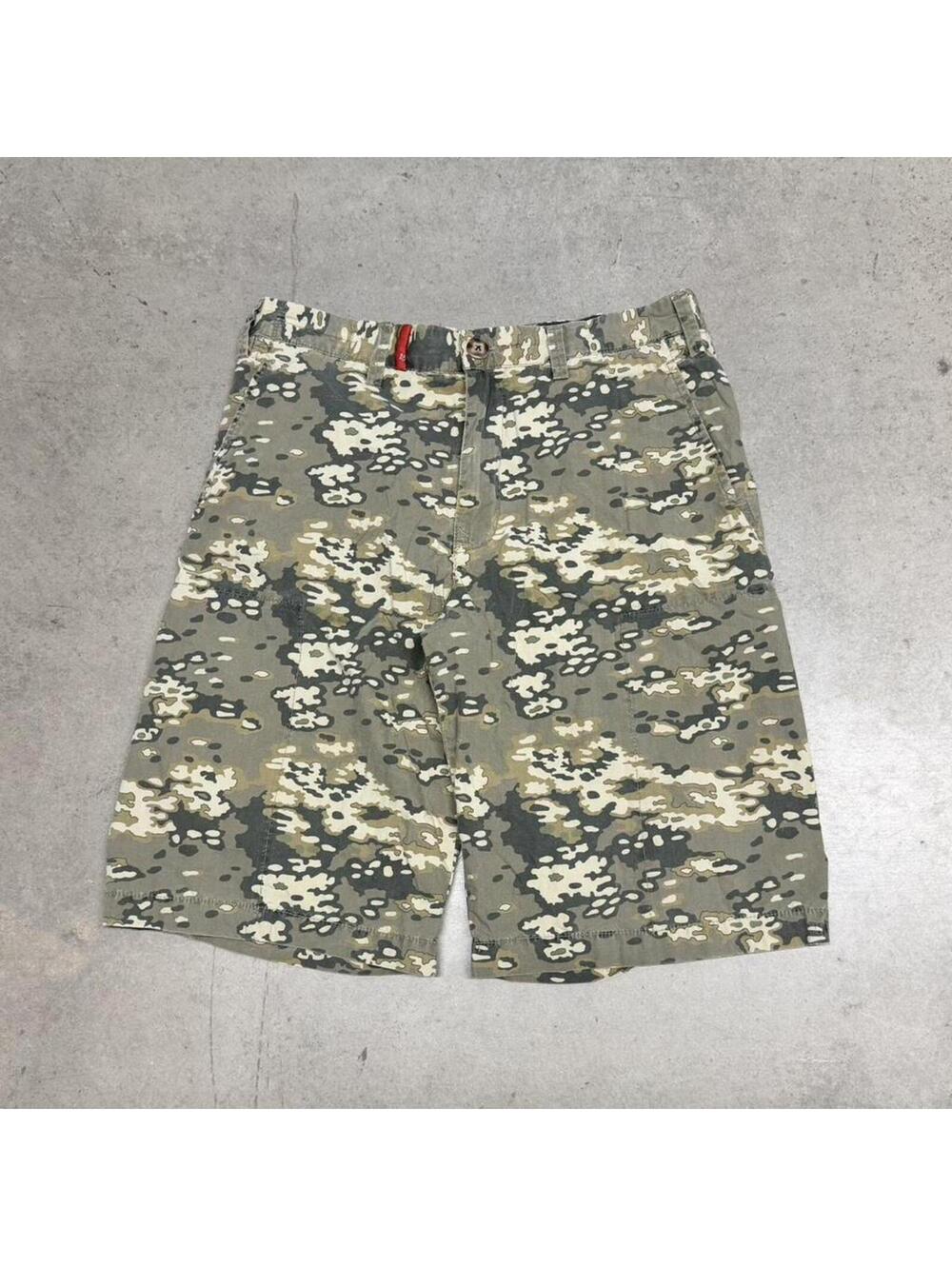 Vintage Enjoi Skateboarding Cargo Shorts Mens 30 Camo Baggy 12" Skate Grunge Y2K